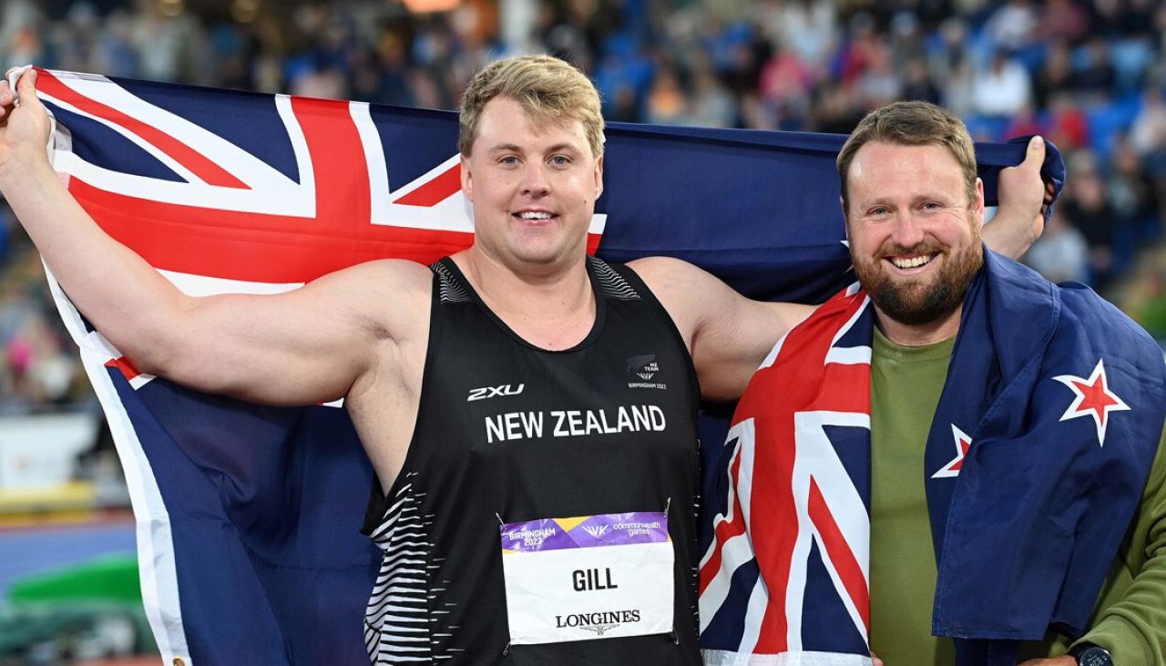 New Zealand’s Walsh and Gill Shine in Commonwealth Games Shot Put